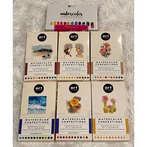 LOT OF 7X NEW Prima Watercolor Confections Watercolor Pans Currents Woodlands